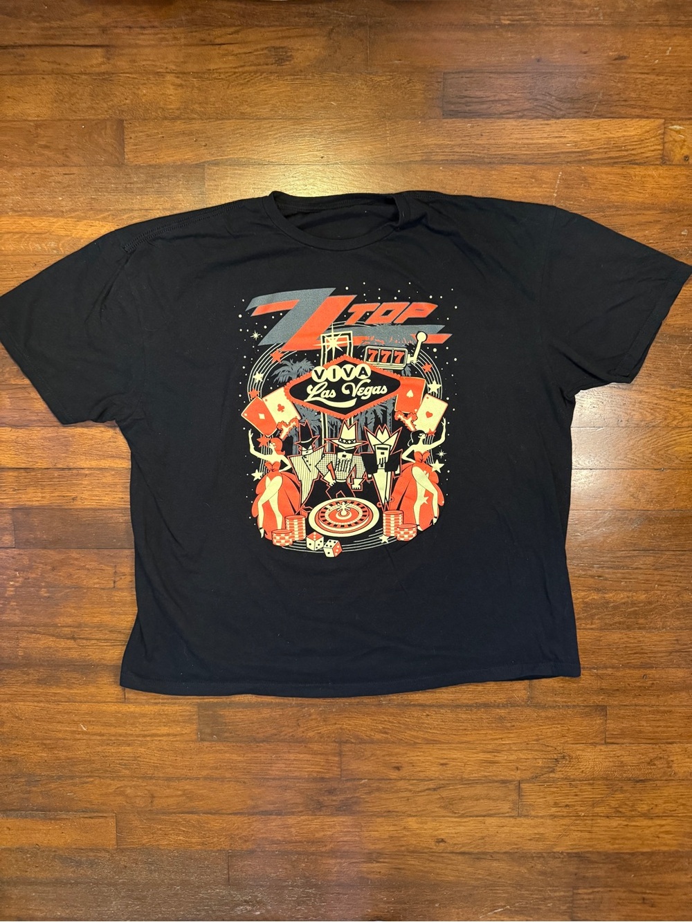 ZZ Top Viva Las Vegas Graphic Band Tee